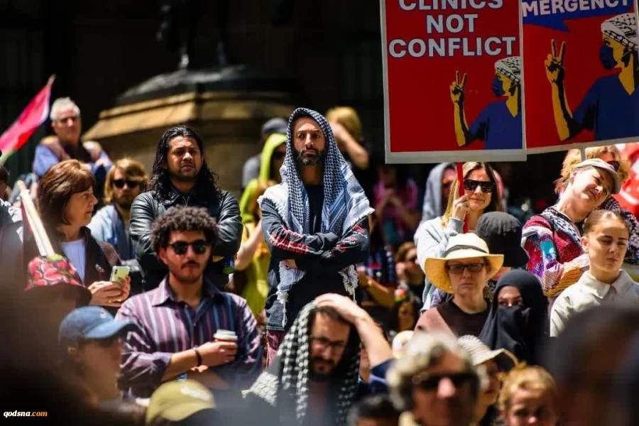 همبستگی با مردم فلسطین در ملبورن استرالیا 4