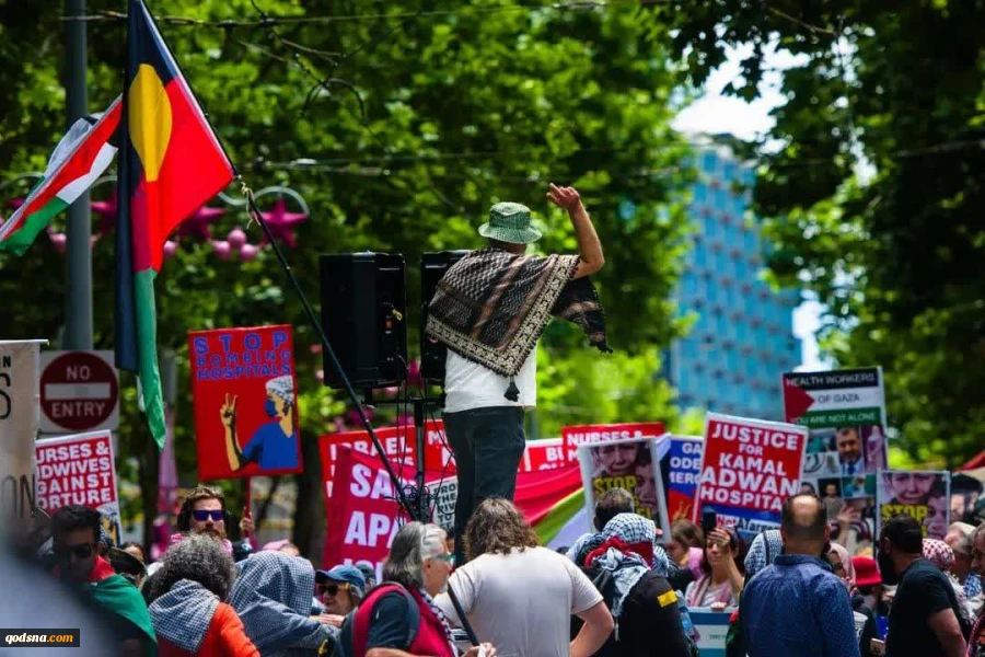 همبستگی با مردم فلسطین در ملبورن استرالیا 4