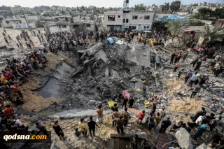 ادامه حملات هوایی و توپخانه‌‌ای به نوار غزه