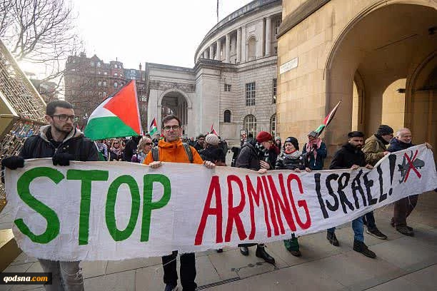 تظاهرات حمایت از فلسطین در انگلیس 4