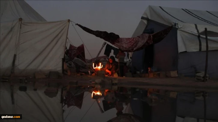 سازمان ملل: بارندگی‌های اخیر ۵۵ هزار خانواده در غزه را متضرر کرد