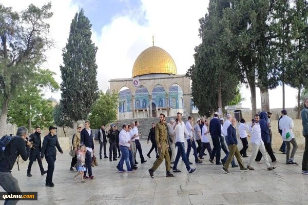 جولان شهرک نشینان صهیونیست در مسجدالاقصی 2