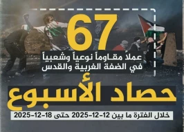 مرکز پژوهشی آماری معطی گزارش داد؛

 67  عملیات مقاومتی در یک هفته اخیر/ ثبت میانگین 10 عملیات در هر روز+ نمودار