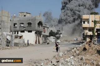 ادامه حمله صهیونیست‌ها به غزه وکشف پیکر شهدا