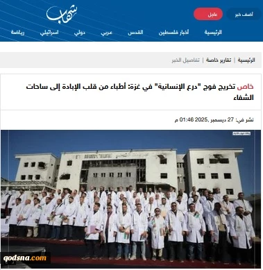 گزارش خبرگزاری فلسطینی شهاب..

«سپر انسانیت» در غزه؛ تولد امید از دل ویرانی
 2