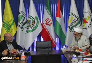 با حضور دبیر کل جمعیت دفاع از ملت فلسطین و نماینده حماس در تهران برگزار شد؛

نشست هم اندیشی آخرین وضعیت فلسطین در محل جمعیت دفاع از ملت فسطین 