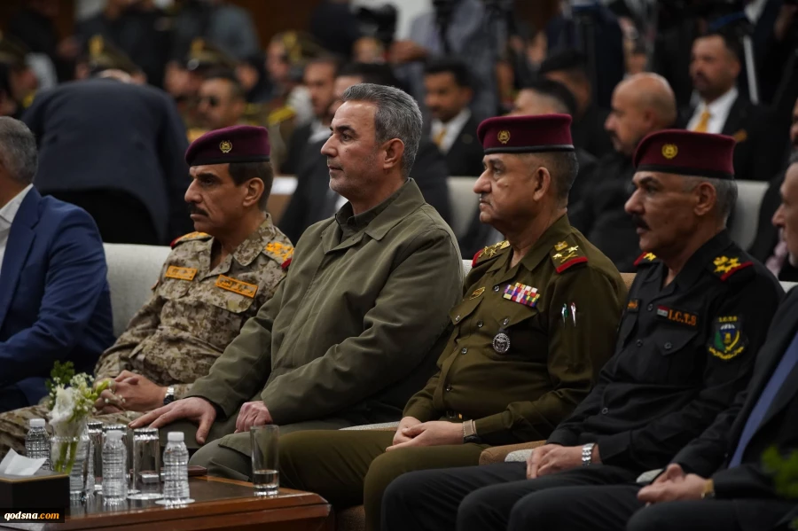 مراسم ششمین سالگرد سردار سلیمانی و مهندس در هتل «الرشید» بغداد 4