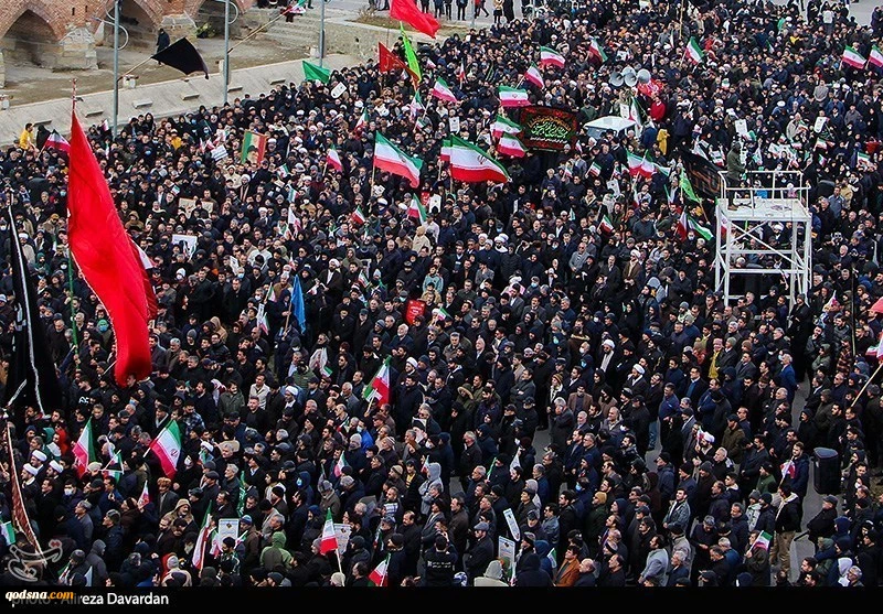 مسيرة شعبية كبرى في طهران ومسيرات في شتى المحافظات ضد أعمال الشغب والمخربين 5