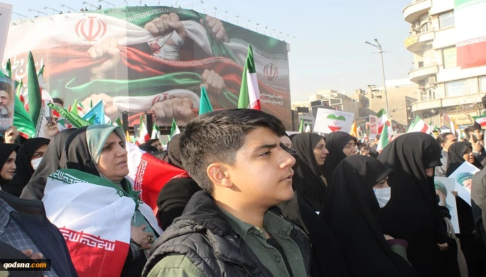 مسيرات مليونية في طهران للتنديد بجرائم مثيري الشغب والارهابيين 3