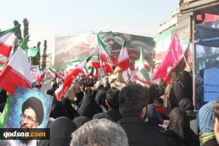 گزارش تصویری اختصاصی خبرگزاری قدس از راهپیمایی میلیونی تهران