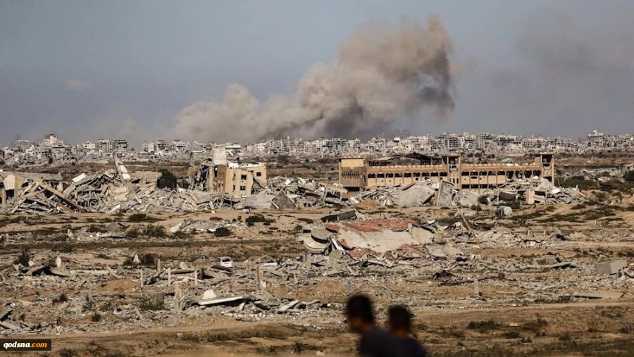 ادامه نقض آتش بس و بمباران مرکز نوار غزه 2