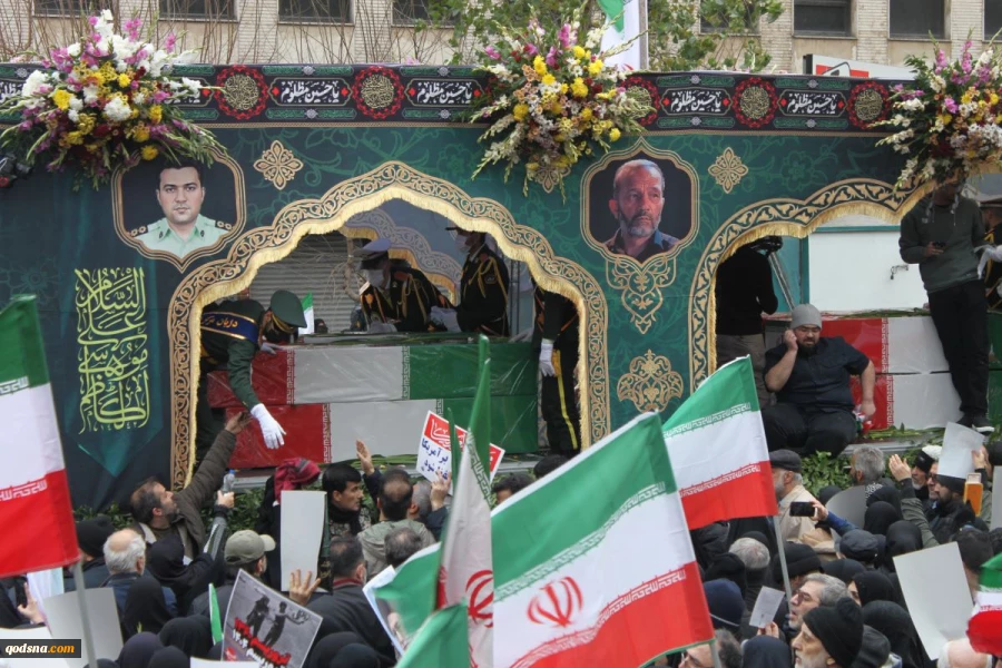 تشیع با شکوه شهدای مردمی و مدافع امنیت 5