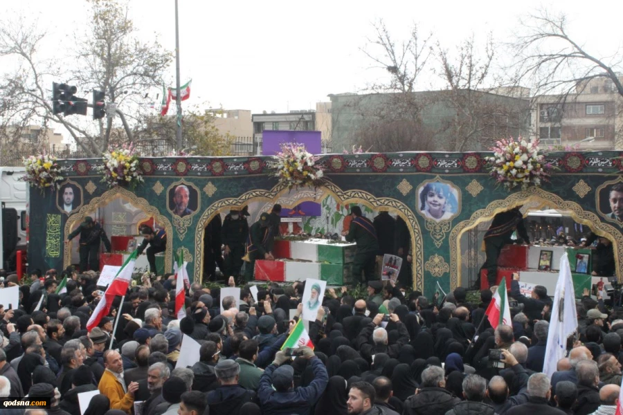 تشیع با شکوه شهدای مردمی و مدافع امنیت 5