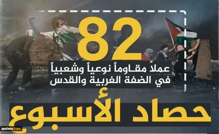 مرکز پژوهشی آماری معطی گزارش داد؛

82 عملیات مقاومتی در یک هفته اخیر/ ثبت میانگین 12 عملیات در هر روز+ نمودار 3