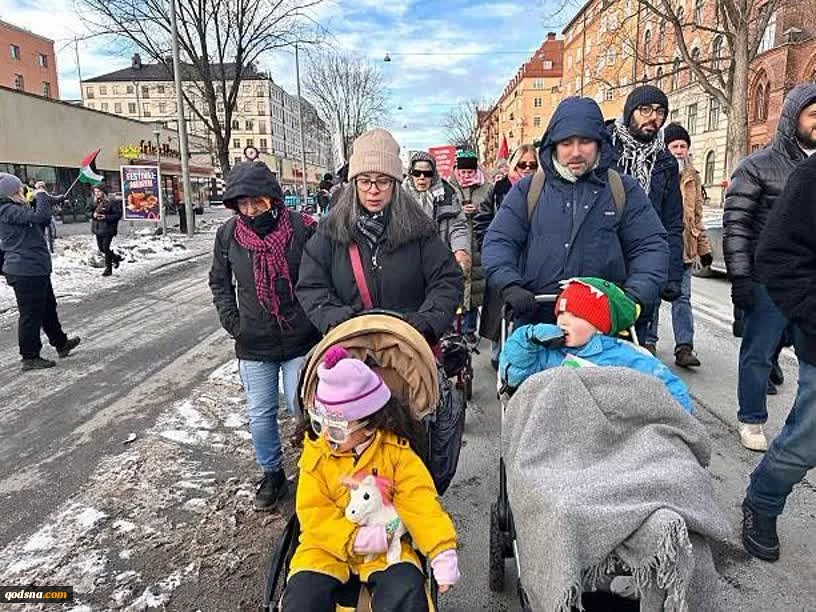 تظاهرات گسترده در برلین در حمایت از فلسطین و اسرای فلسطینی در زندان‌های رژیم صهیونیستی
 2