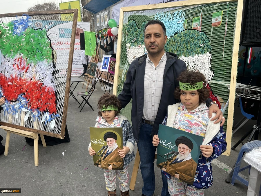 راهپیمایی 22 بهمن از قاب دوربین خبرنگارخبرگزاری قدس (قدسنا)  2