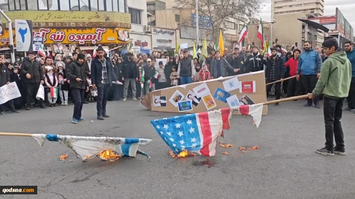 راهپیمایی 32 بهمن ماه از قاب رسانه های متخلف  4