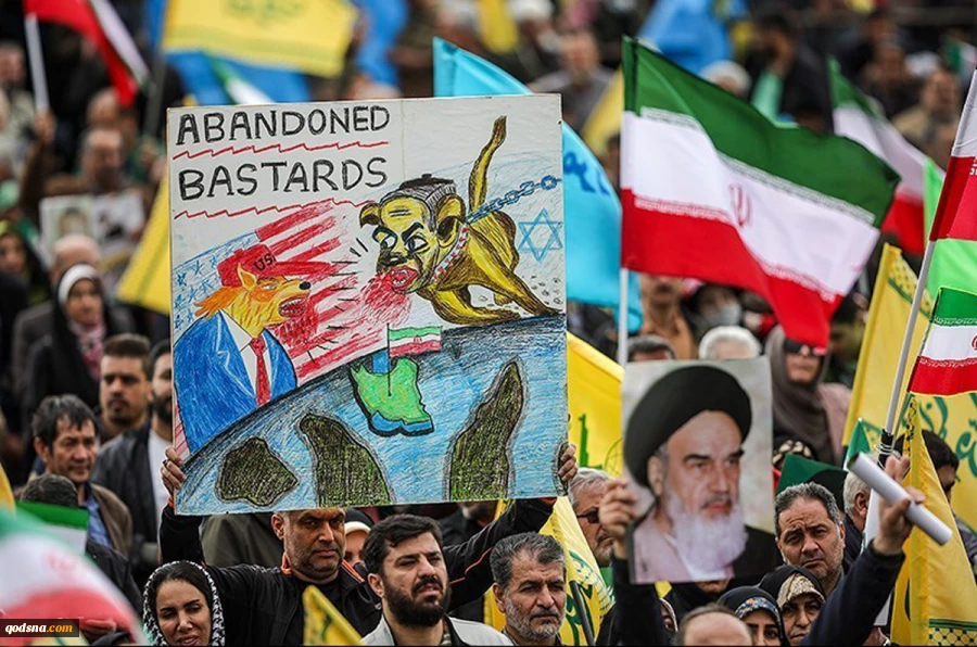 راهپیمایی 22 بهمن از قاب دوربین خبرنگارخبرگزاری قدس (قدسنا) 4