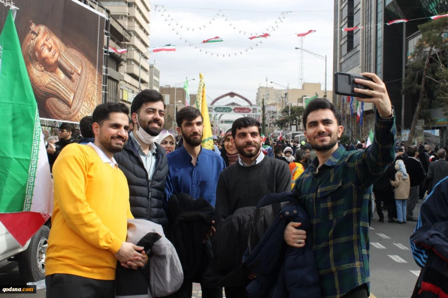 راهپیمایی پرشکوه یوم الله 22 بهمن از قاب دوربین خبرگزاری قدس ( قسمت 2 ) 2