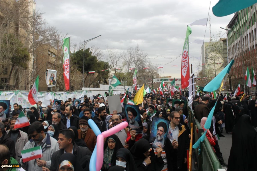 راهپیمایی پرشکوه یوم الله 22 بهمن از قاب دوربین خبرگزاری قدس ( قسمت 2 ) 7