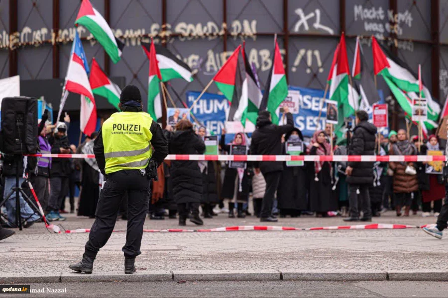 تجمع حامیان فلسطین در برلین 3