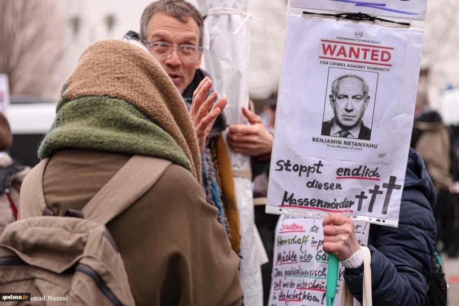 تجمع حامیان فلسطین در برلین 6