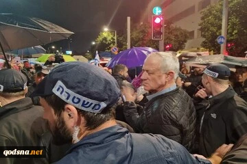 تظاهرات در تل‌آویو؛ نظامیان رژیم اسرائیل و «حریدی‌ها» درگیر شدند 2