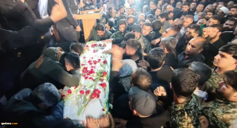 آیین وداع با ۲ شهید حملات آمریکایی صهیونیستی در دزفول برگزار شد 2