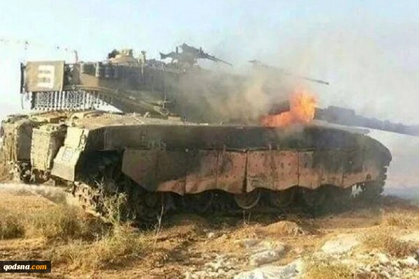 پایگاه‌های اسرائیل زیر آتش حزب الله؛ تانک‌های مرکاوا در آتش سوختند 2