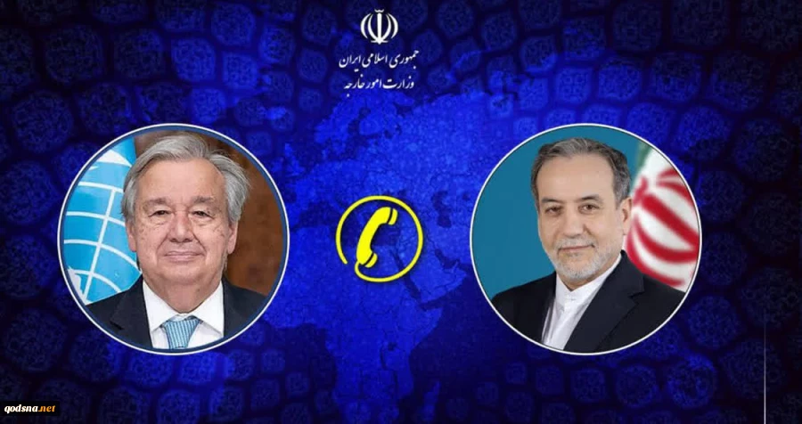 گفتگوی تلفنی وزیر امور خارجه با دبیرکل سازمان ملل  2