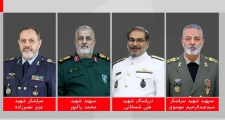 Iranians bid farewell to martyred commanders