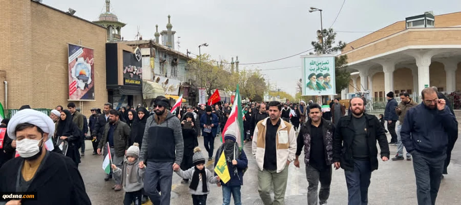 گزارش تصویری از روز قدس از خبرنگار خبرگزاری قدس از استان قم 
 2