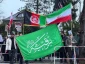 تجمع حامیان ایران مقابل سفارت کشورمان در برلین