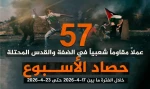 مرکز پژوهشی آماری معطی گزارش داد؛

57  عملیات مقاومتی در یک هفته اخیر/ ثبت میانگین بیش از 8 عملیات در هر روز 2