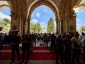 Tens of thousands of Palestinians perform Friday prayer at Aqsa Mosque