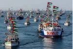 توقیف ۴۰ قایق ناوگان صمود و بازداشت بیش از ۳۰۰ فعال 