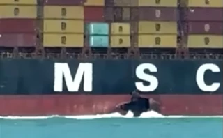 IRGC Navy strikes US-Israeli cargo ship MSC Sariska in retaliation for attack on Iranian vessel
