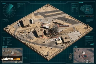 Satellite images show Iran destroys drone hangar at US base
