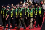مراسم وداع الشهيد الإمام الخامنئي في مصلى طهران 4