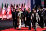 مراسم وداع الشهيد الإمام الخامنئي في مصلى طهران 6