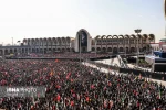 ملايين الإيرانيين يودعون قائدهم الشهيد في مشهد تاريخي مهيب
 2