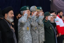 تصاویری از روز دوم مراسم وداع با آقای شهید ایران