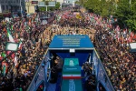 گزارش میدانی و لحظه به لحظه خبرگزاری قدس...

تهران در سوگ و خروش آخرین قرار با آقای شهید ایران؛ آیین تشییع پیکر مطهر رهبر شهید آغاز شد + فیلم 2