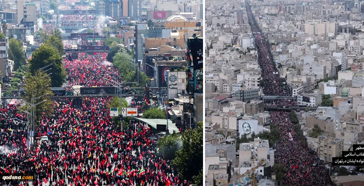 گزارش میدانی و لحظه به لحظه خبرگزاری قدس...

تهران در سوگ و خروش آخرین قرار با آقای شهید ایران؛ آیین تشییع پیکر مطهر قائد شهید امت+ فیلم 2