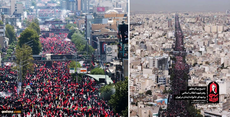گزارش میدانی و لحظه به لحظه خبرگزاری قدس...

تهران در سوگ و خروش آخرین قرار با آقای شهید ایران؛ آیین تشییع پیکر مطهر قائد شهید امت+ فیلم 2