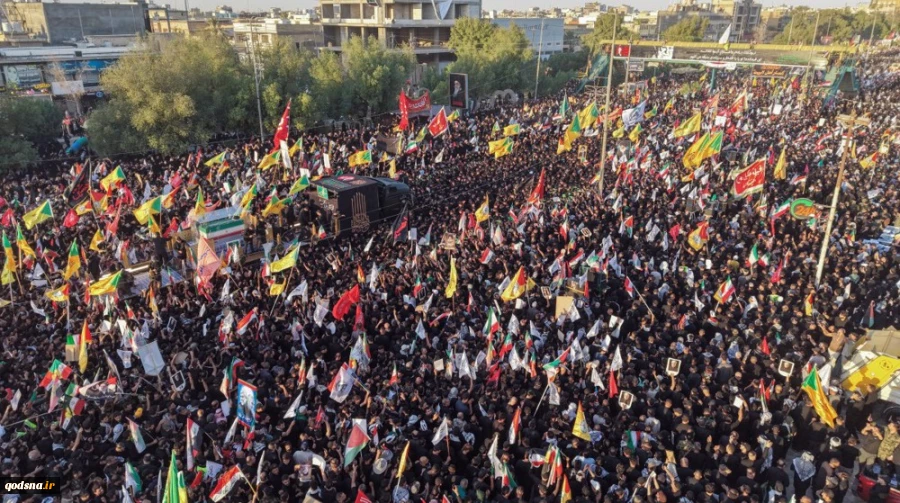 برگزاری مراسم تشییع میلیونی پیکر رهبر شهید امت در نجف اشرف