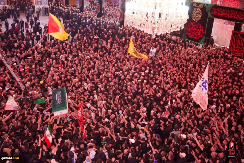 تصاویری از بدرقه امام مجاهد مسلمانان جهان در حرم مطهر امام حسین علیه‌السلام