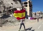 غزة تشارك المنتخب الإسباني فرحة الفوز بالمونديال 4