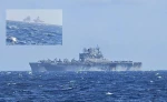 IRGC warns US as tanker burns in unsafe Hormuz route