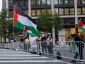 تجمع اعتراضی حامیان فلسطین مقابل کاخ سفید همزمان با سفر نتانیاهو به واشنگتن